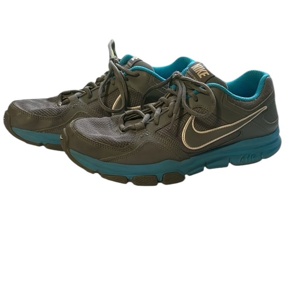 NIKE AIR FLEX MENS WOMENS BLUE RUNNING SHOES SIZE 8 - Picture 1 of 8